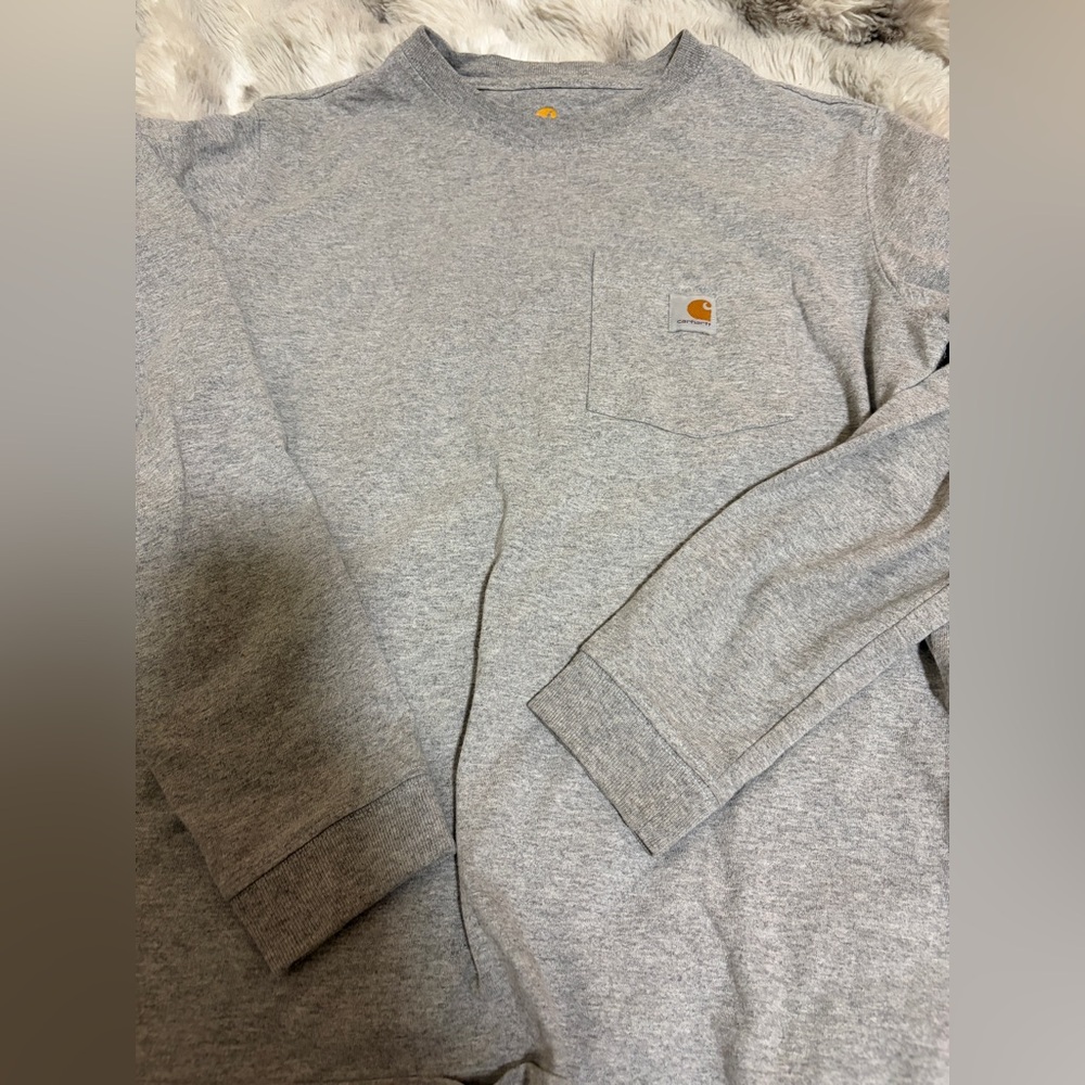Carhartt Heather Gray Pocket Tee